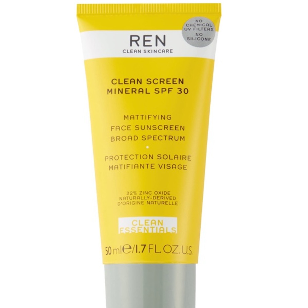 New REN CLEAN SKINCARE
Clean Screen Mineral SPF 30 Mattifying
Face Sunscreen 1.7